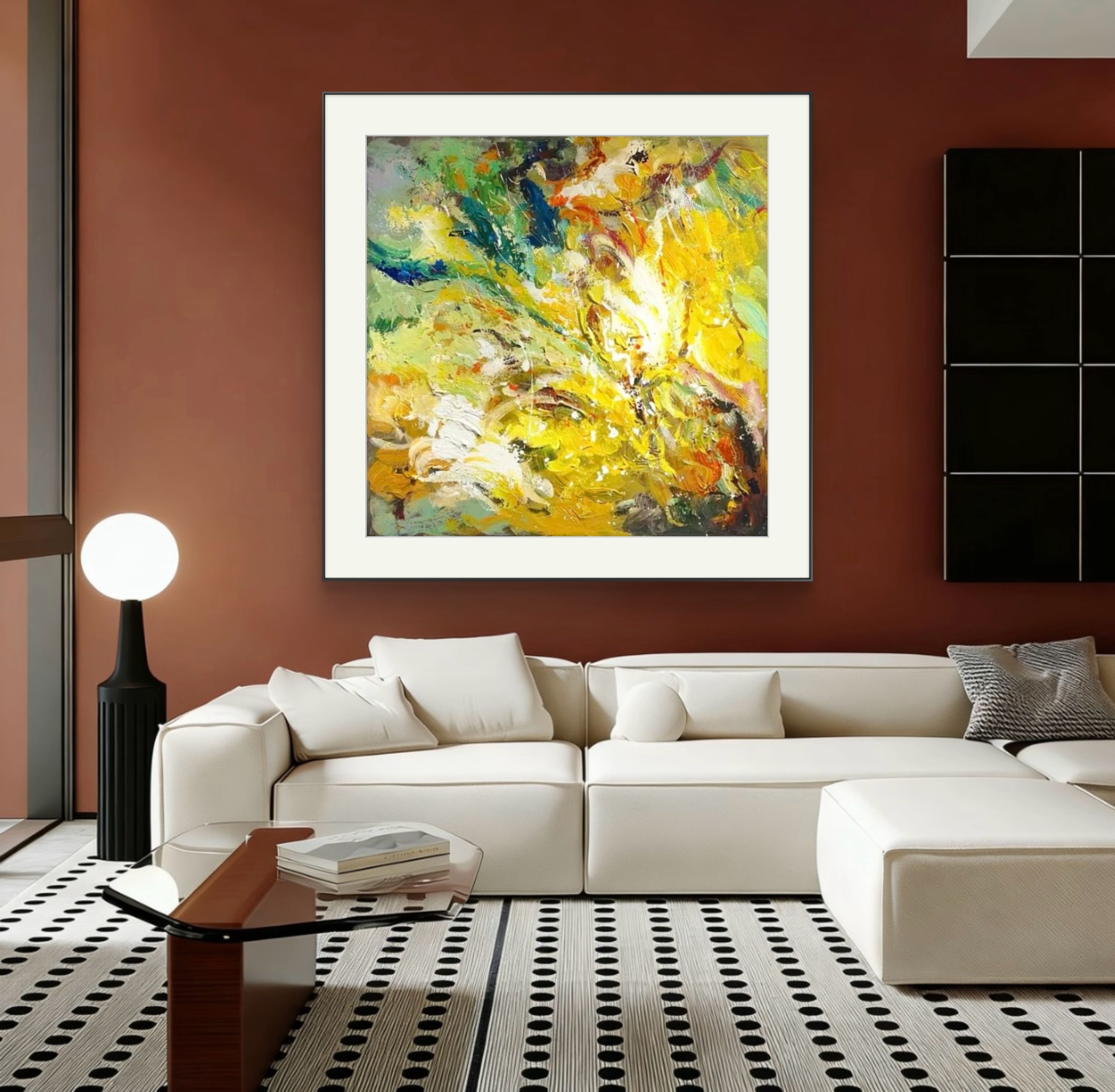 2025最新款单幅《云钦》纯手绘油画布儿童卧室装饰画挂画