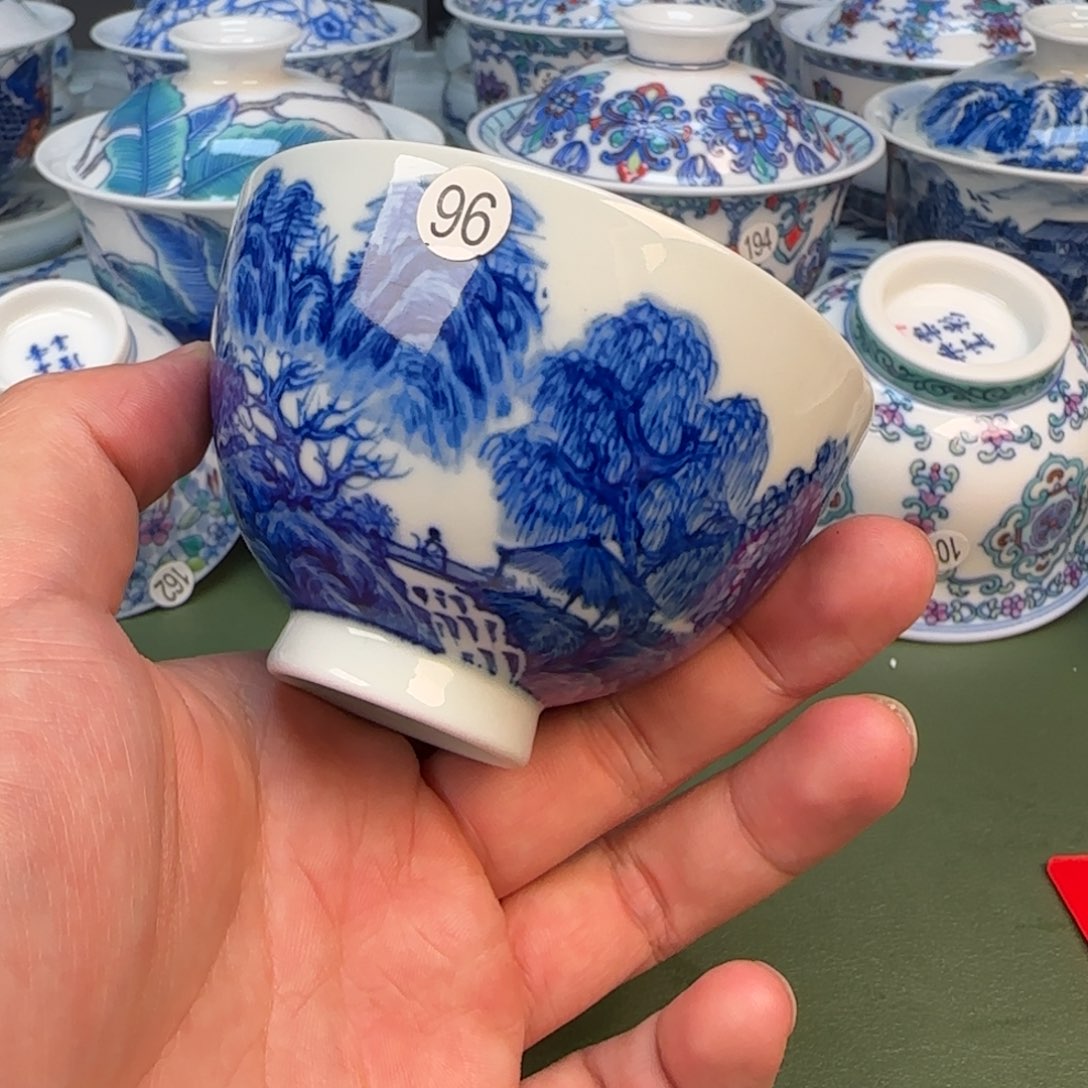 杯彦祖纯手工手绘茶具96