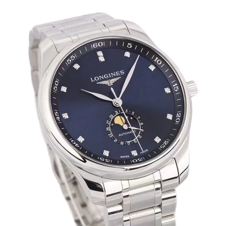 99新  99新/壹四针月相名匠919蓝钻手表表径42mm经典时尚男士适用