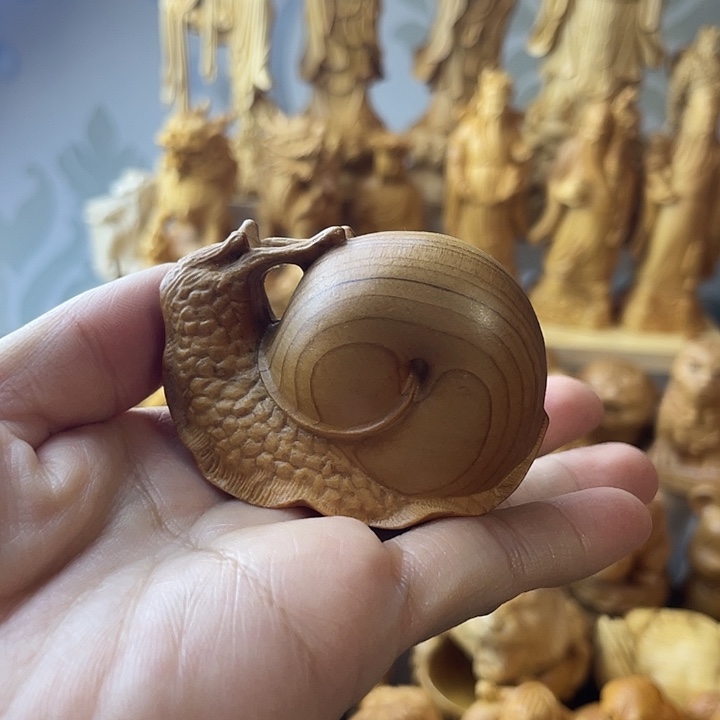 柏木（崖柏）蜗牛手把