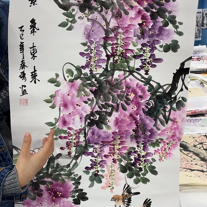 国画纯手绘国画作品