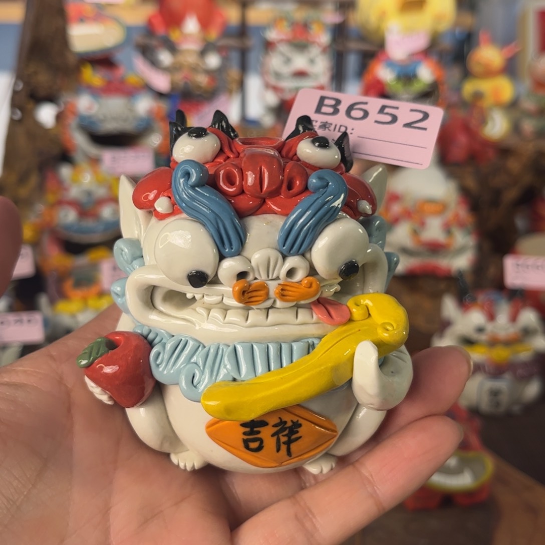 泥塑纯手工茶宠摆件