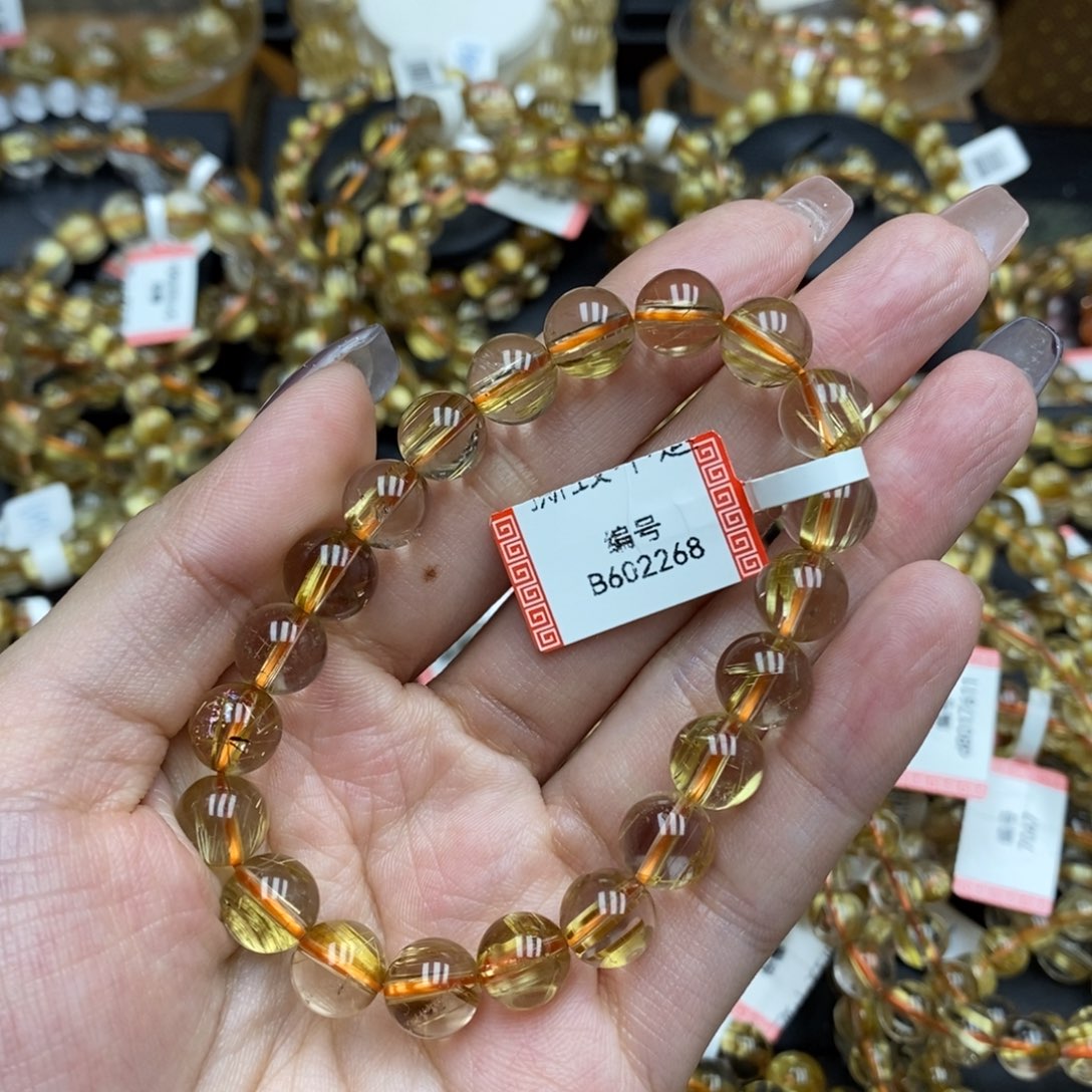 发晶手串未镶嵌卓慕水晶钛晶B602268J22