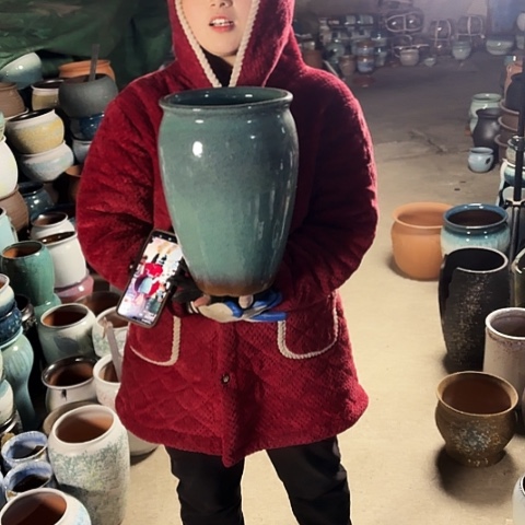 口20高30瑕疵盆子 