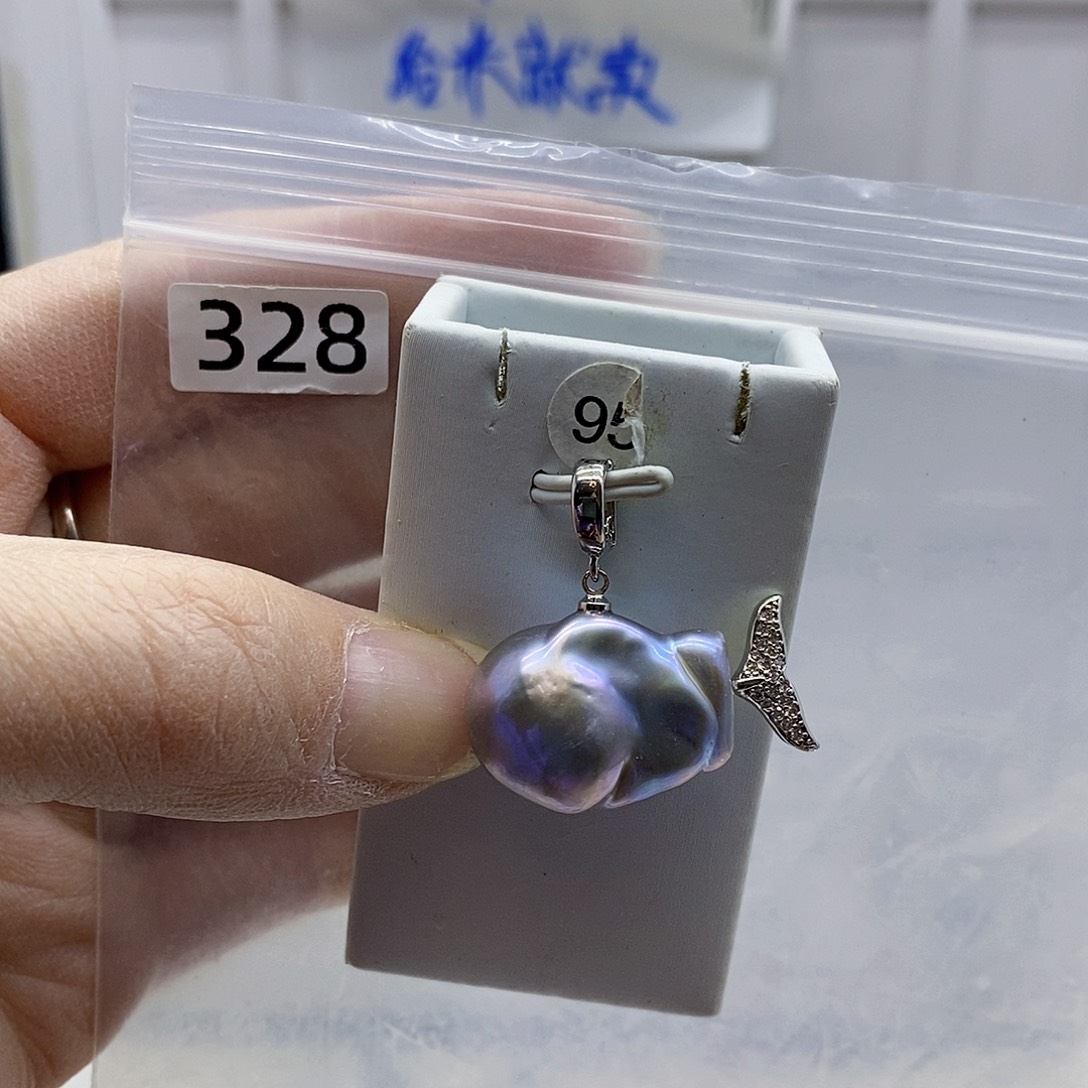 颈饰合金淡水珍珠