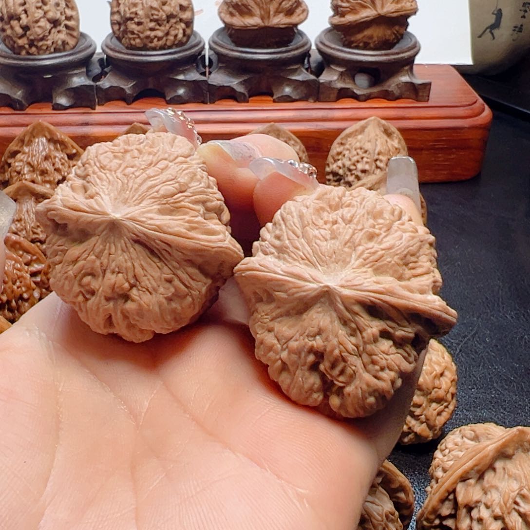 文玩核桃把件玉碟37