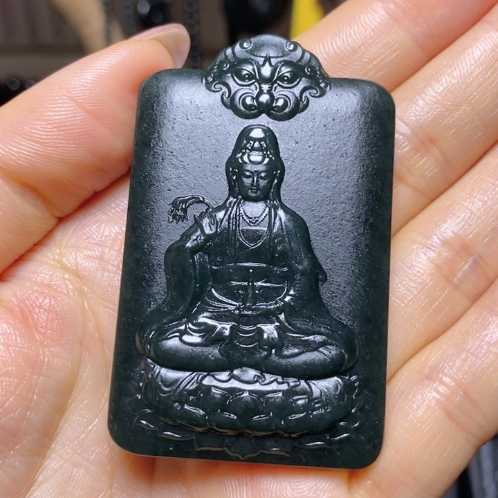 和田玉（青玉）颈饰未镶嵌如****生