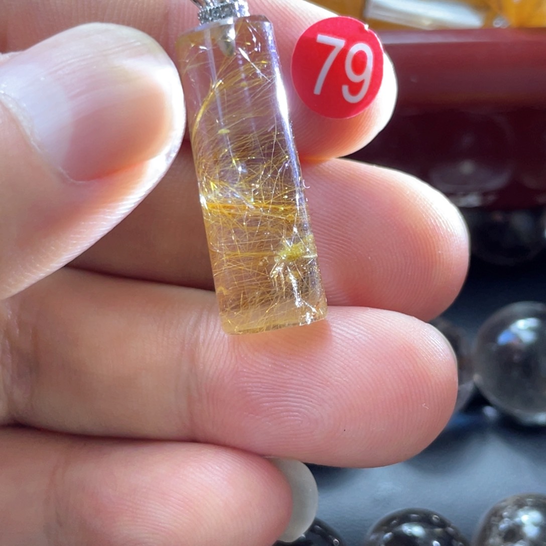 风***甜未镶嵌吊坠(不含链)水晶