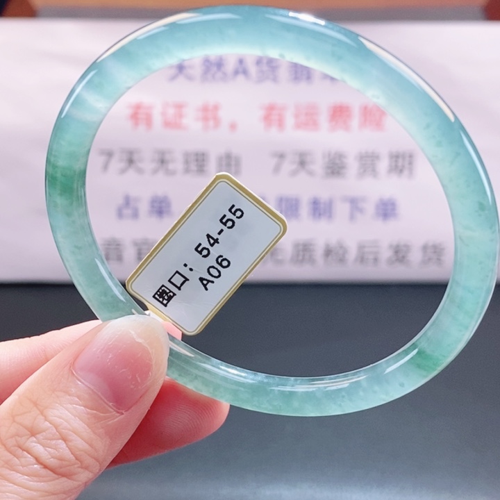 翡翠未镶嵌手镯翡翠手镯58