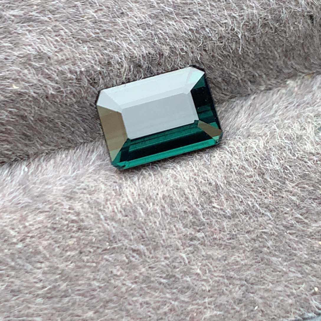 碧玺珠宝半成品未镶嵌2.64蓝绿