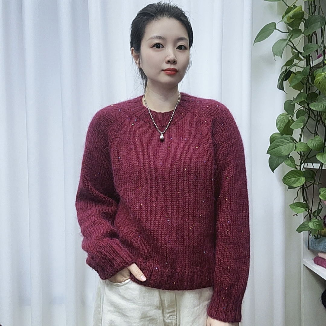 织【暖冬】羊毛马海毛合股线一两 50克鑫霞美阁手工编毛衣dly