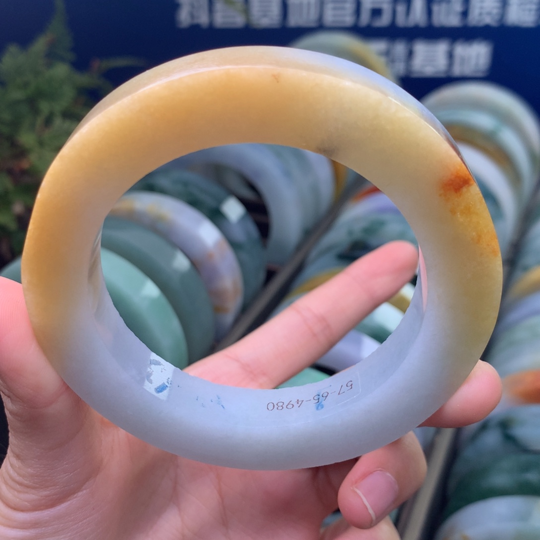 定制翡翠未镶嵌手镯定制不退不换