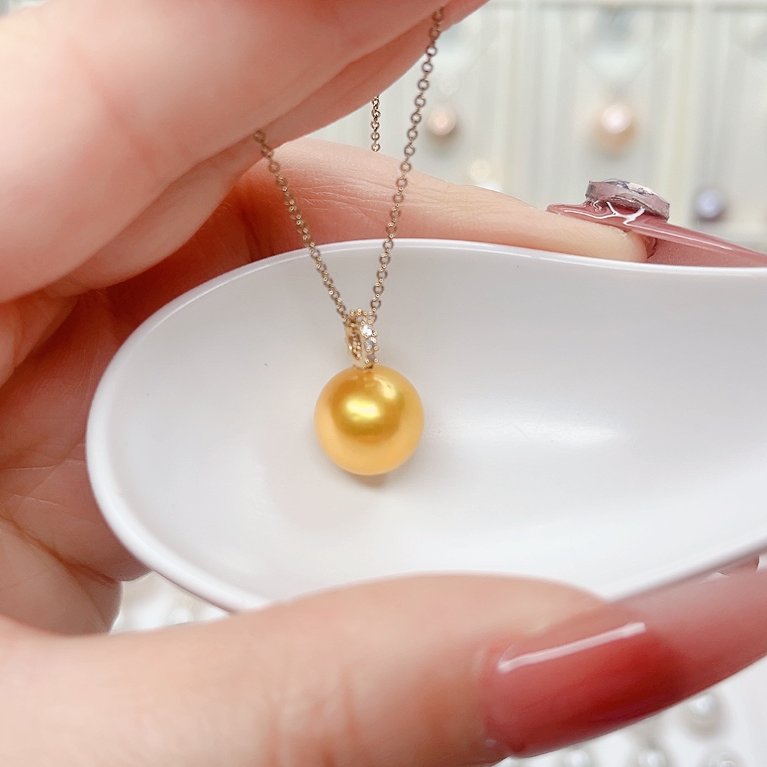 淡水珍珠合金吊坠(赠链)