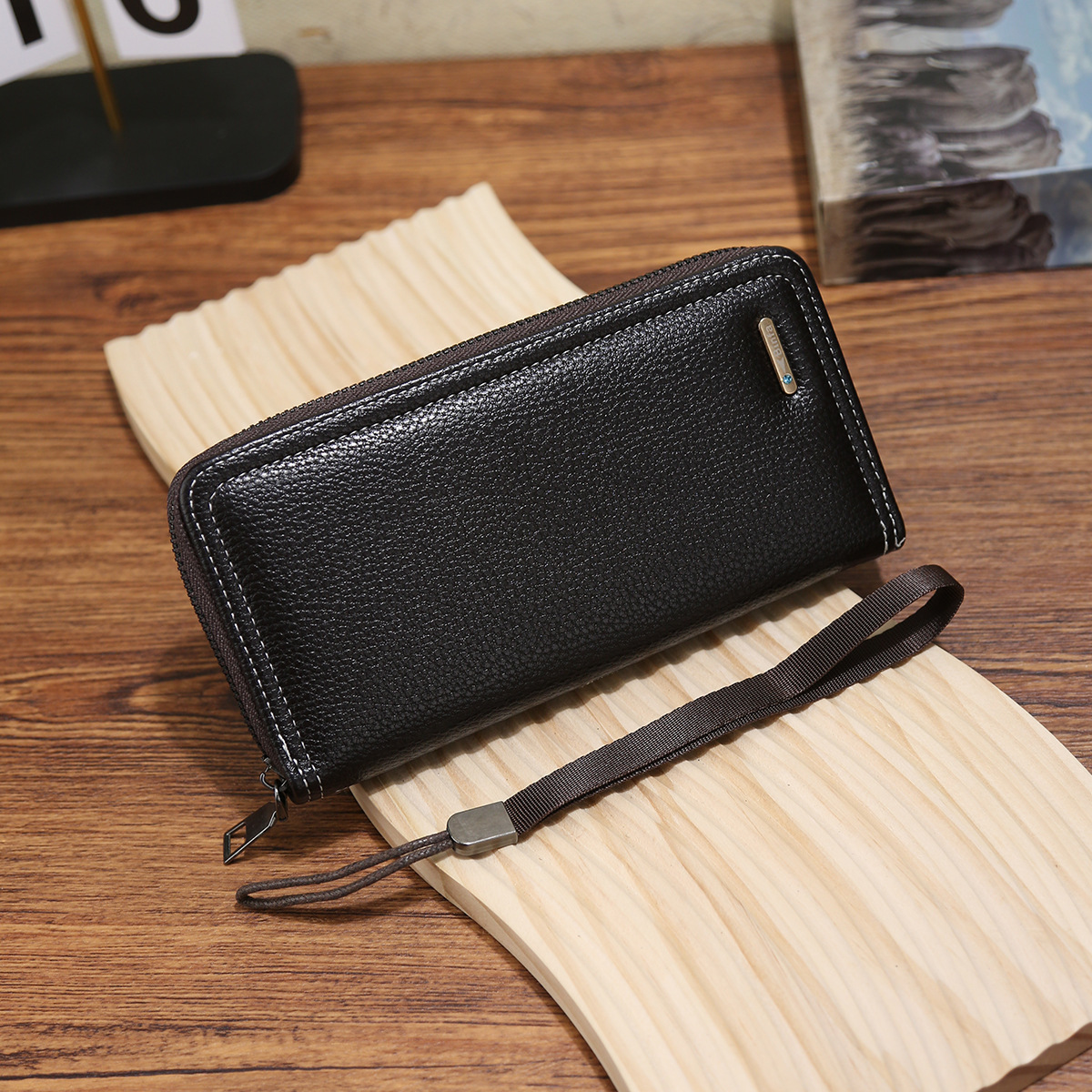 头层牛皮 男女通用多功能手包时尚手机包手拿包