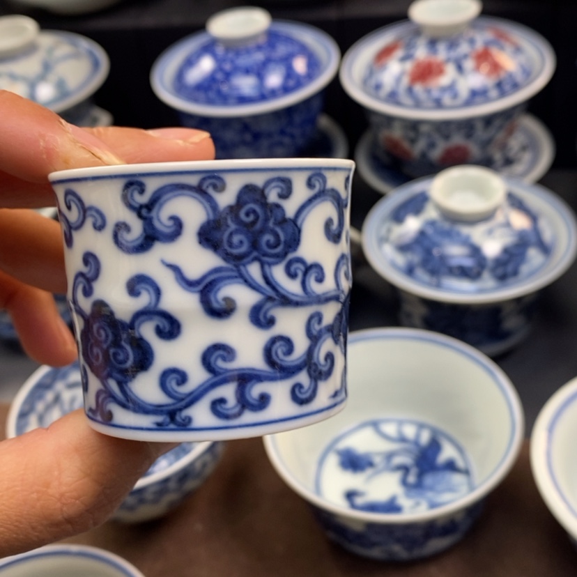 【闪购商品】景德镇青花主人杯