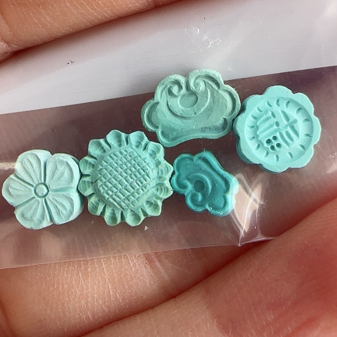 绿松石珠宝半成品未镶嵌