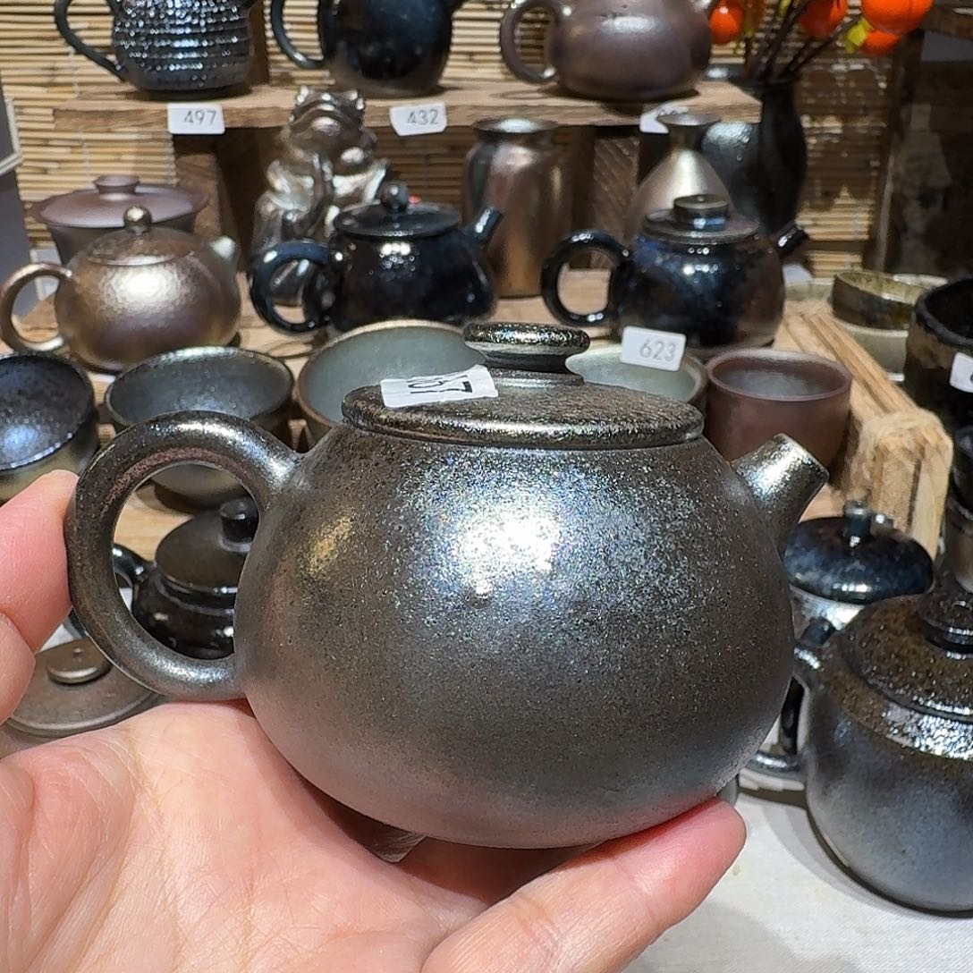 耶***肥壶建水紫陶紫泥柴烧壶