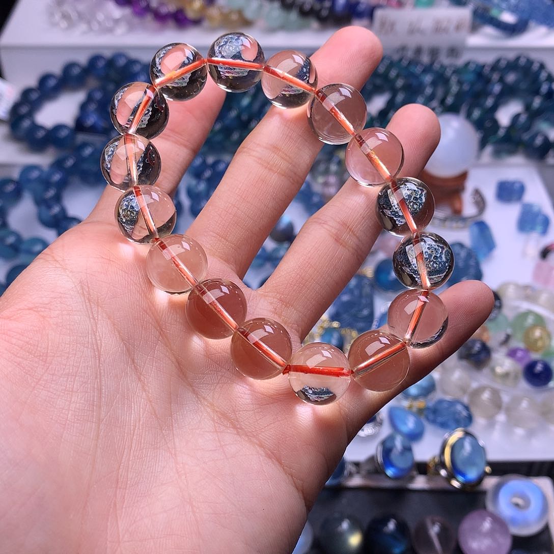 水晶手链未镶嵌多样性