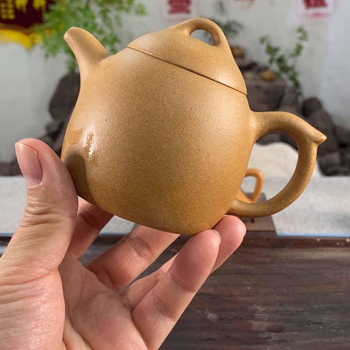 紫砂茶壶宜兴黄金段210