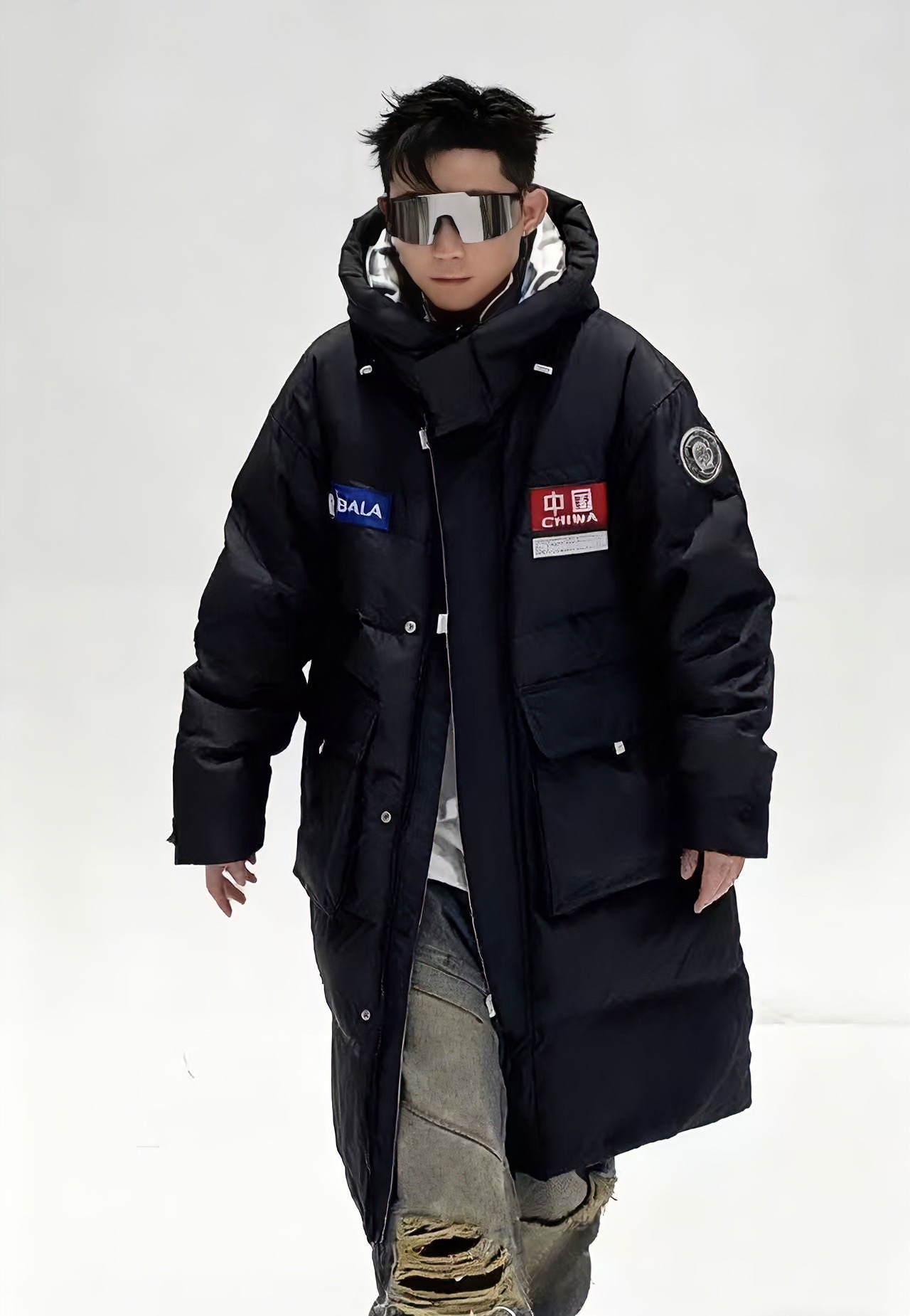小光专属#冬季爆款时尚商场侧柜巨保暖长款国标羽绒服-1782