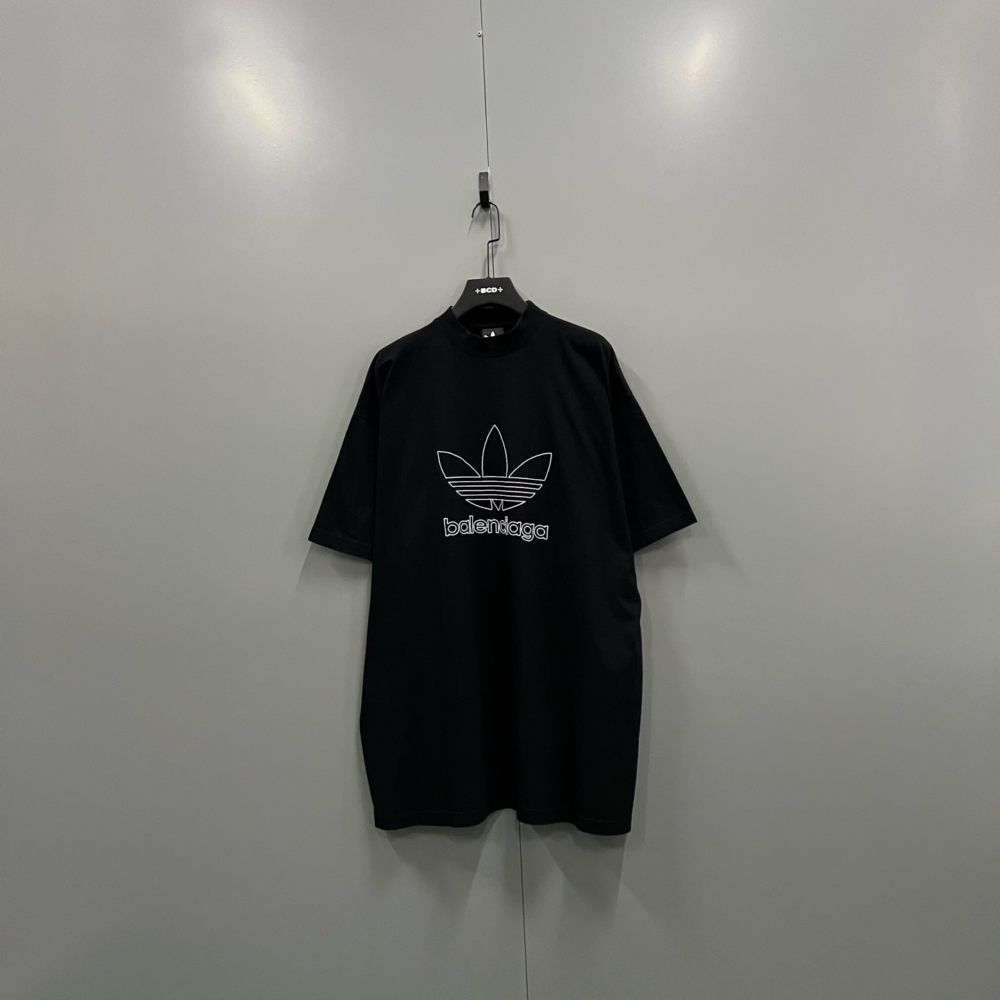 99新 Balenciaga/巴黎世家 h814 logo字母刺绣短袖 4码 015299 