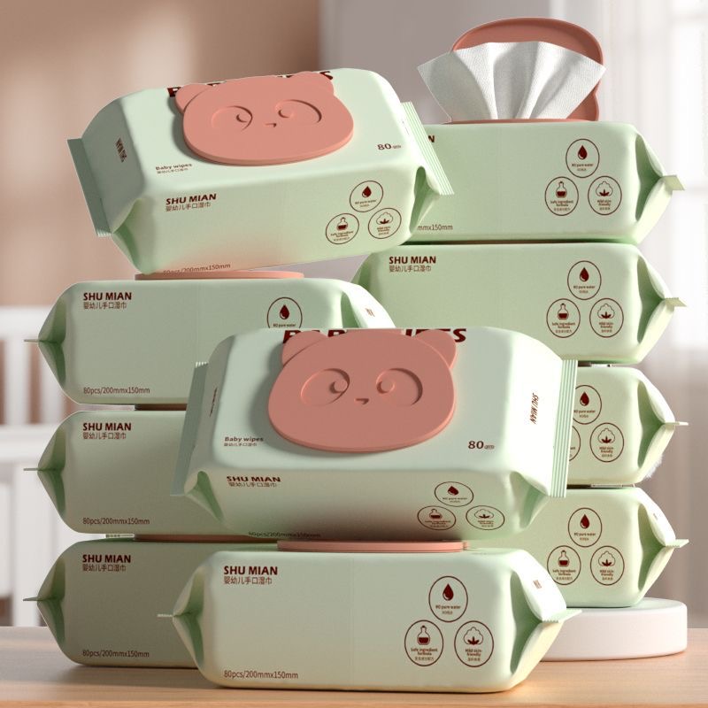 【外贸原单】婴幼儿手口可用加厚湿巾80抽/包