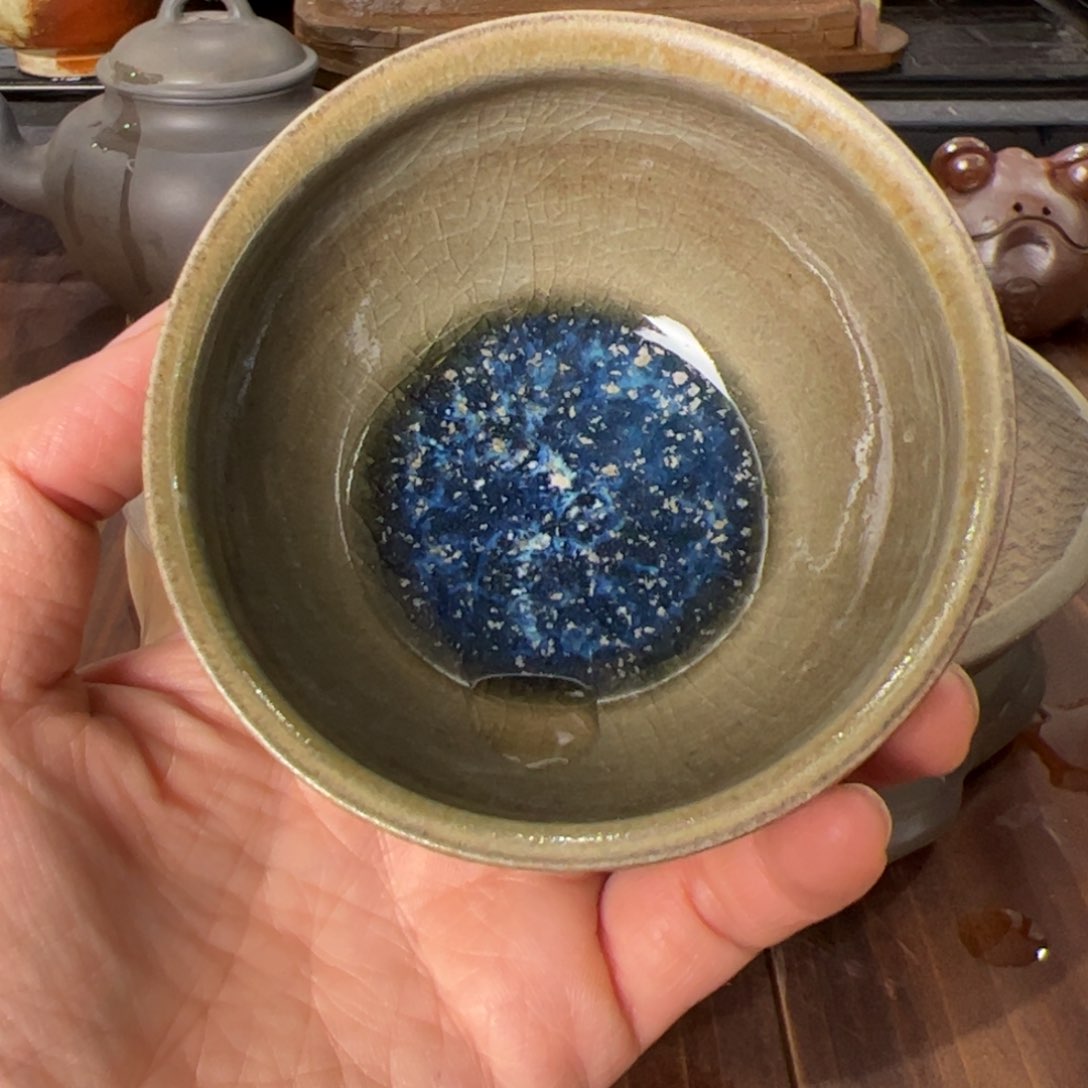 贵台龙窑柴烧茶壶65一**狗