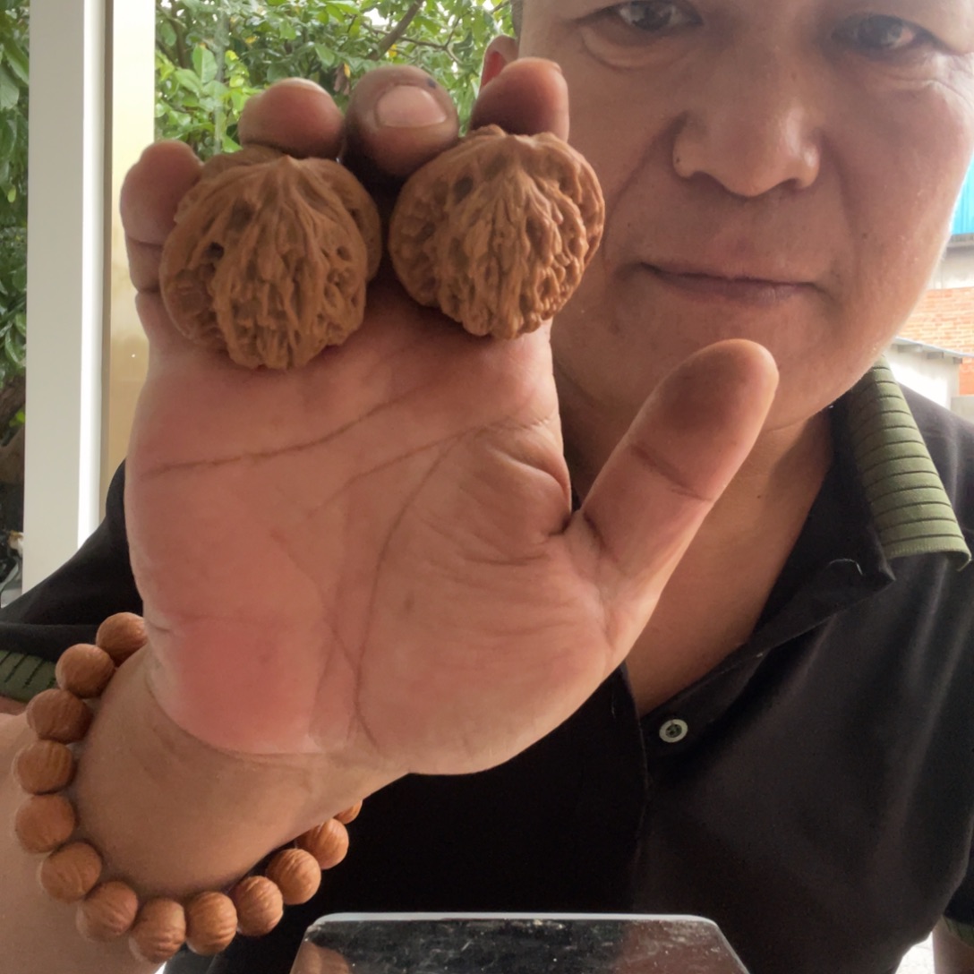 吊坠文玩核桃虎头43