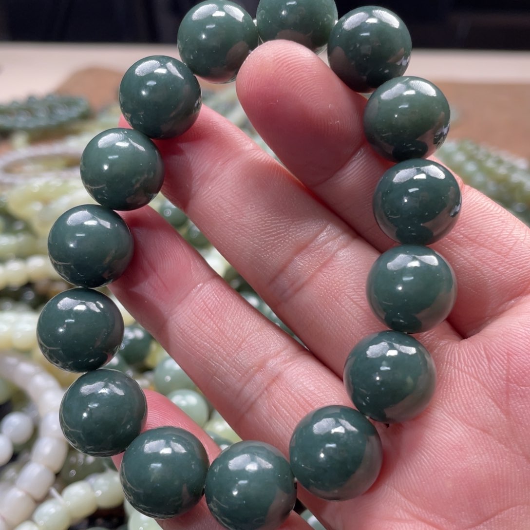 和田玉手链未镶嵌