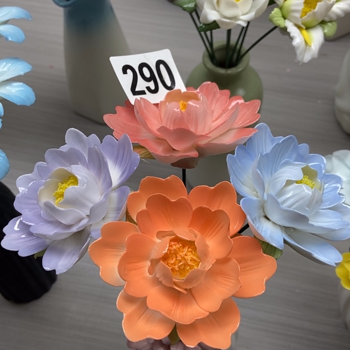 陶瓷手工制作陶瓷花