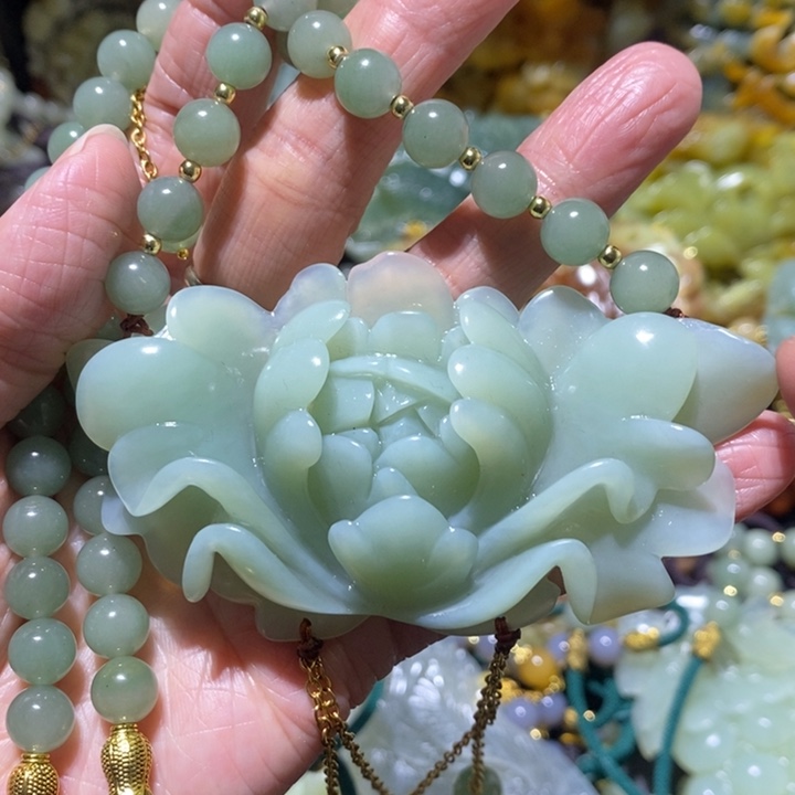 岫玉岫玉吊坠未镶嵌