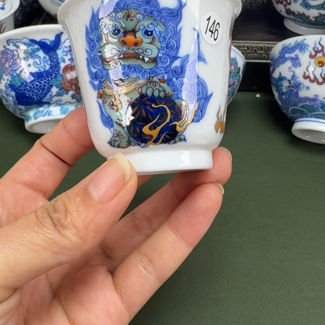 沙沙手工手绘茶具146