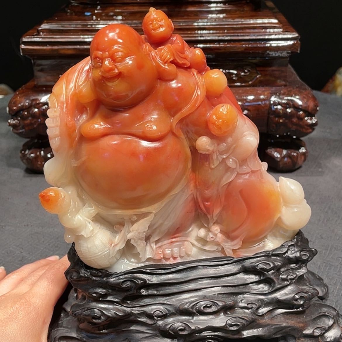 【闪购商品】寿山石竹****3笑口常开