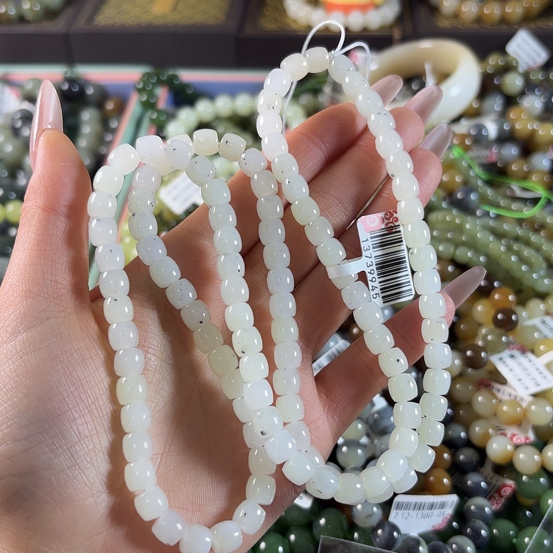 和田玉未镶嵌手链127