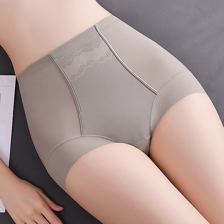 《伊兰芬》中腰提臀微塑升级内裤桑蚕丝底档內裤不卡档不卷边收腹裤