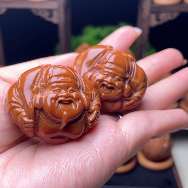 吊坠橄榄核横财手球3.3