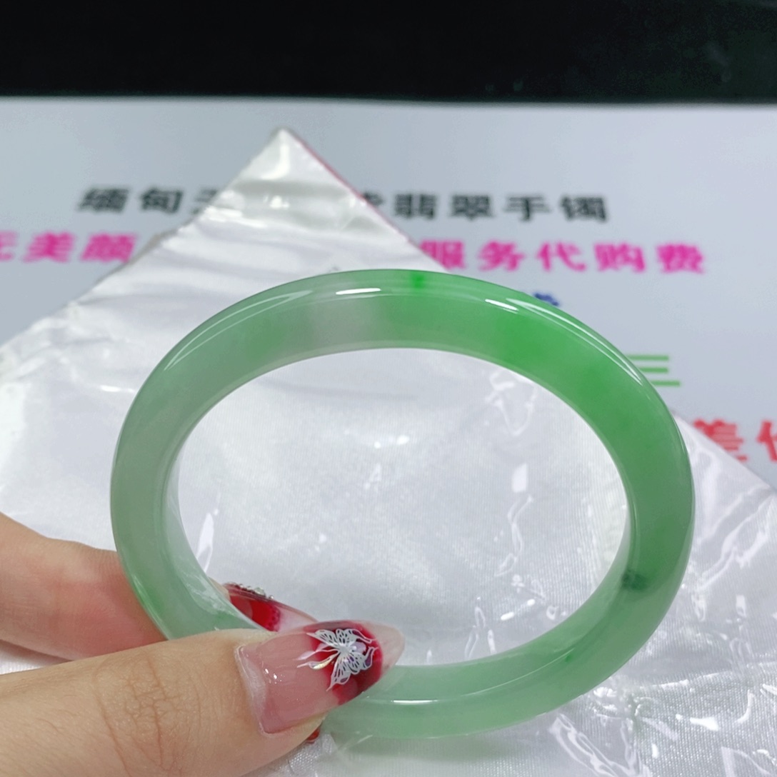 翡翠手镯未镶嵌54 54 贵妃