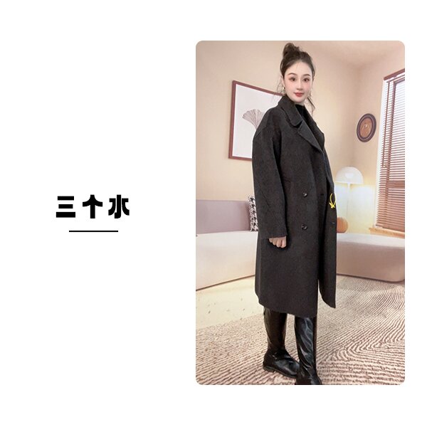 【城市战袍】驼绒+桑蚕丝+绵羊毛2025冬季羊毛大衣中长款毛呢外套女