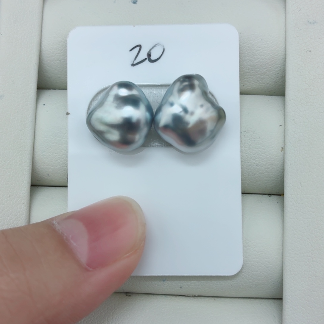 Q***哥海水珍珠裸珠大溪地keshi