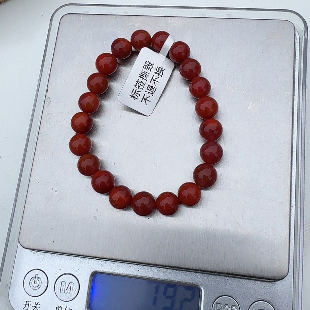 南红玛瑙手链未镶嵌花*子原矿南红手串8mm➕瓦西玫瑰锦