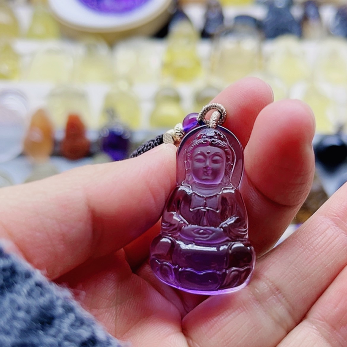 【闪购商品】水晶观音吊坠未镶嵌