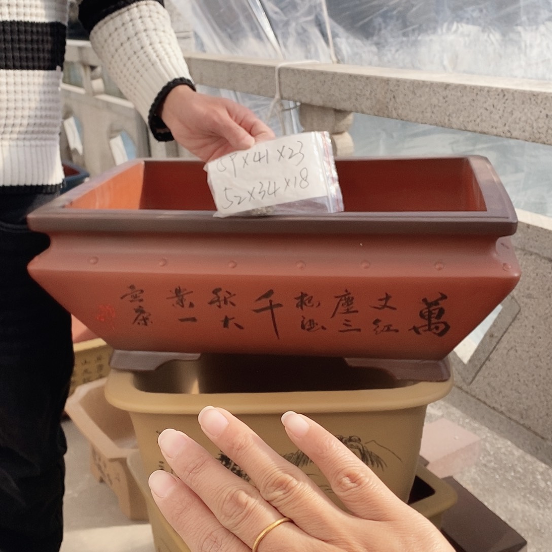 紫砂花盆紫砂花盆