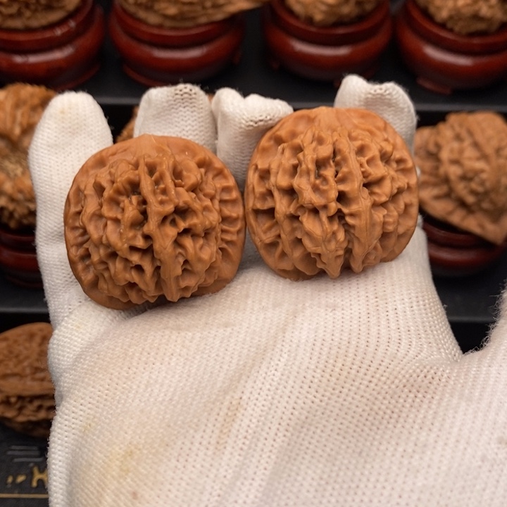 吊坠文玩核桃秦岭秦闷35.5-36磕尖福利