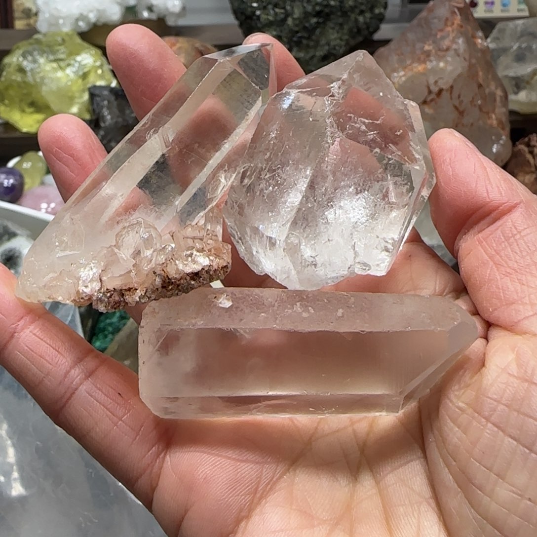 水晶未镶嵌车挂不退换手握