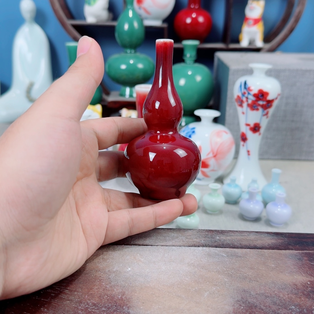 陶瓷手工小花器摆件