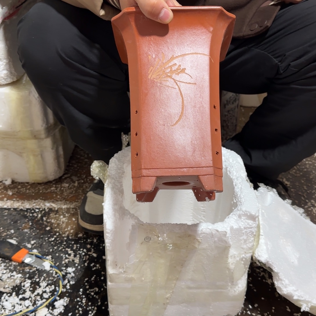 紫砂花盆口径15.20口径