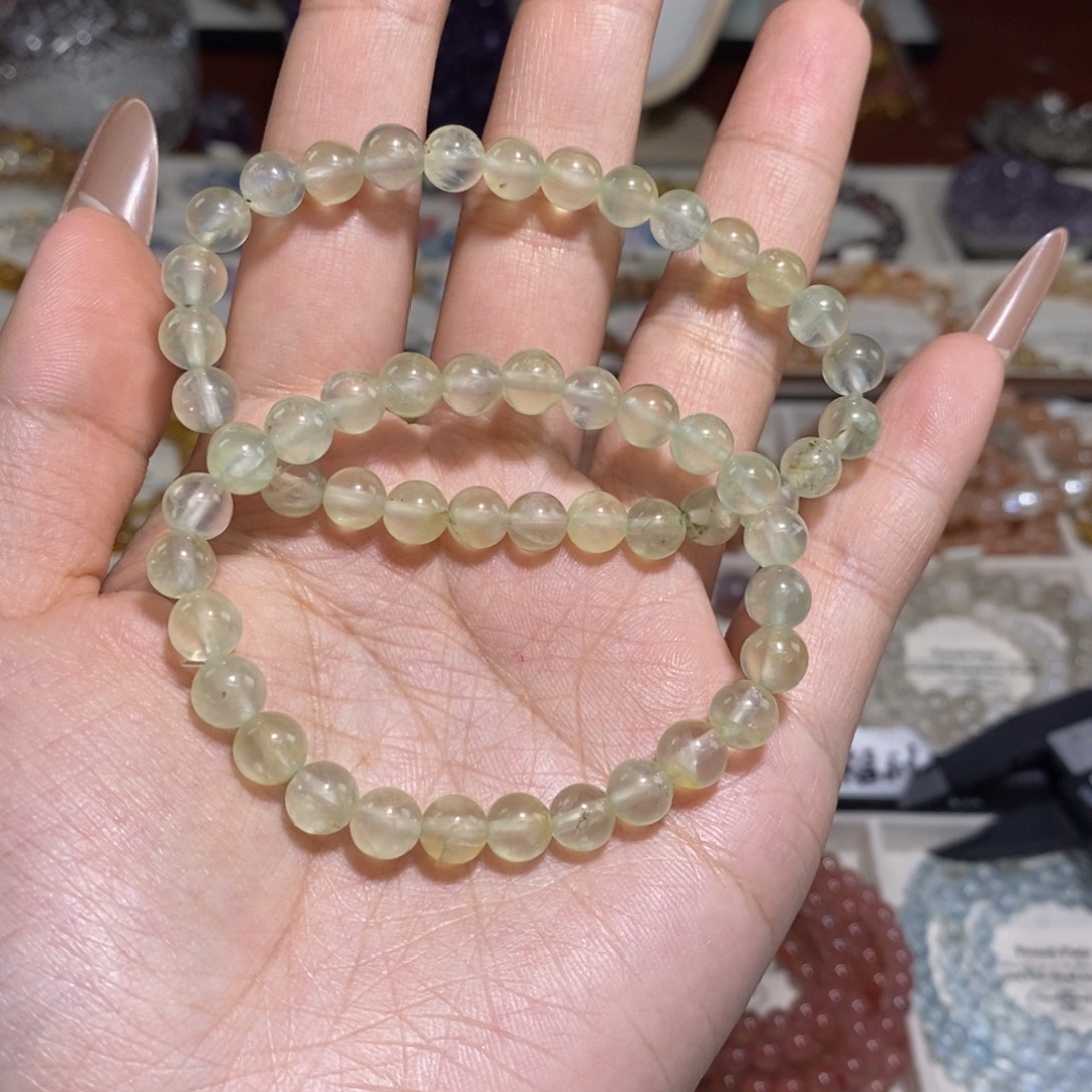 水晶手串未镶嵌绿葡萄