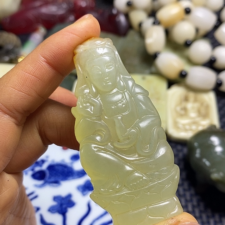 吊坠白玉菩提支持七天无理由