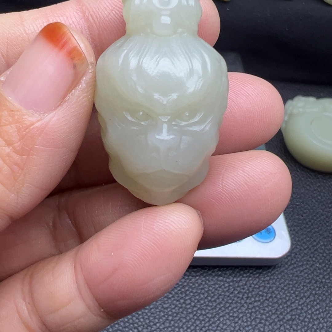 和田玉（糖玉）未镶嵌吊坠(不含链)
