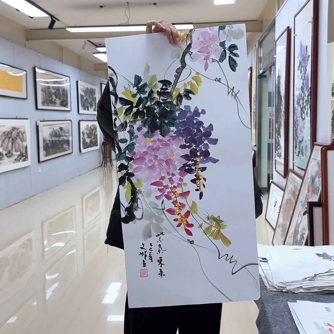 国画国画作品多次